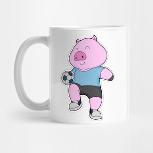 Pig Soccer player Soccer Mug